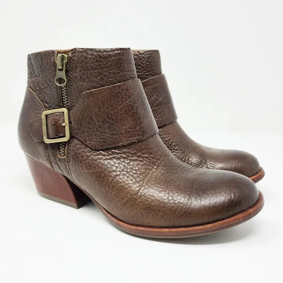 Kork-Ease Isa Dark Brown Leather Ankle Boots 6.5 - Picture 10 of 13